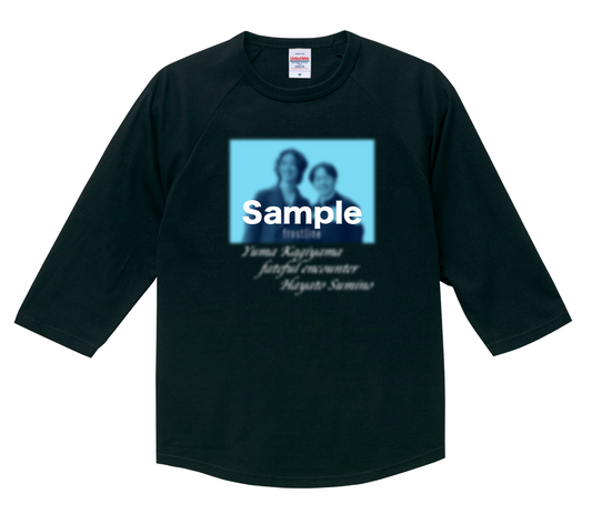 【鍵山優真×角野隼斗】コラボラグラン七分袖Tシャツ(ブラック)　※受注生産